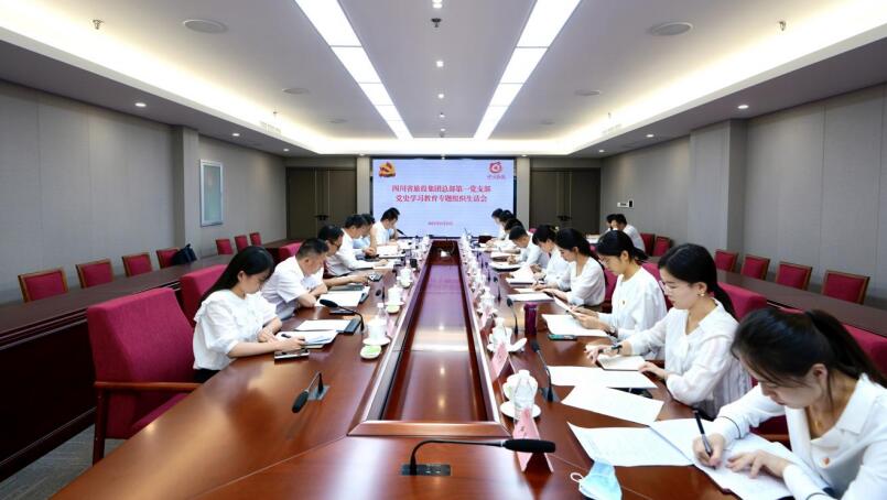 凯时尊龙人生就是博集团党委书记、董事长任丁加入总部第一党支部党史学习教育专题组织生涯会