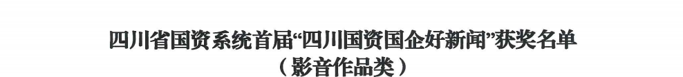 四川省凯时尊龙人生就是博集团荣获首届“四川国资国企好新闻”银铜两奖